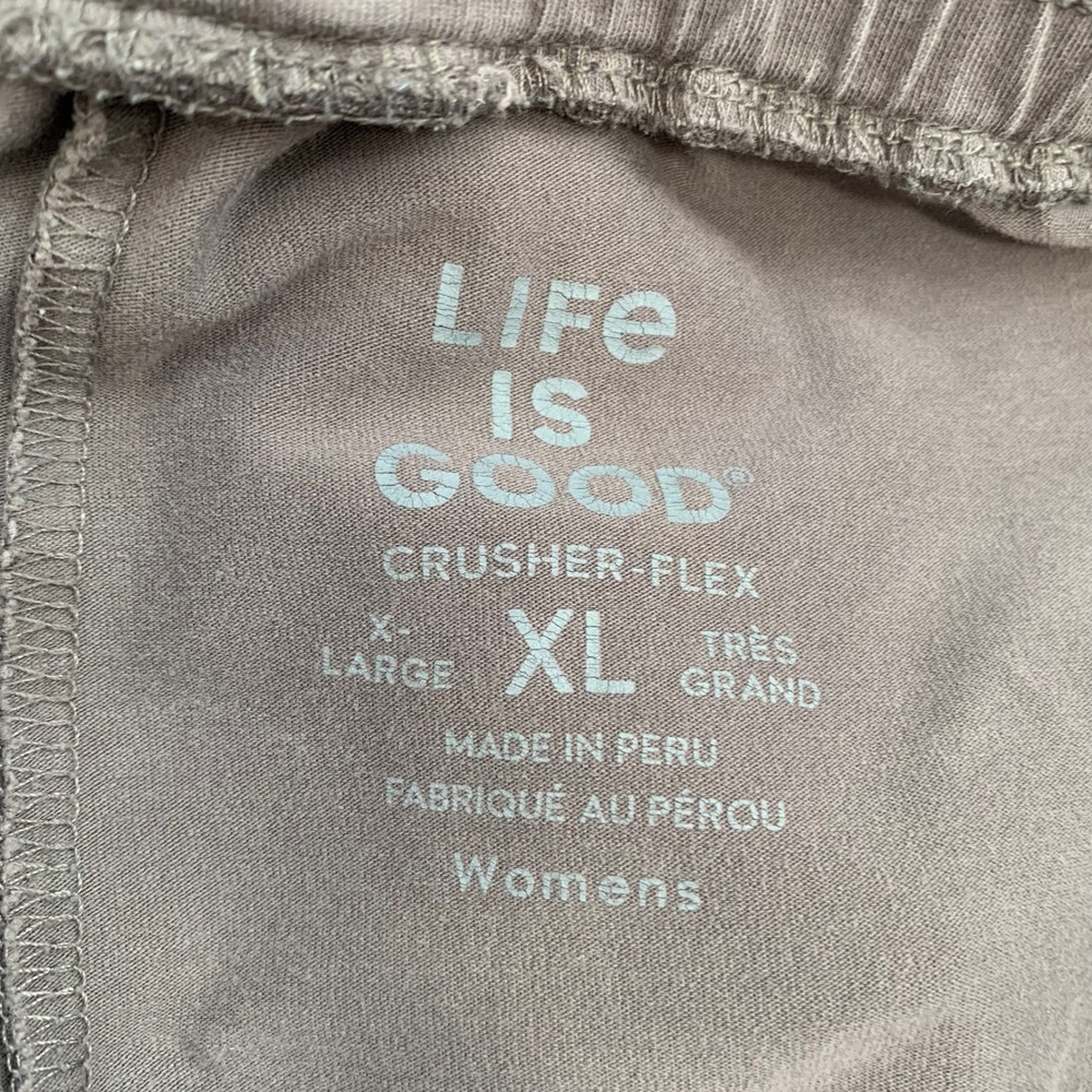 Life Is Good Crusher Flex Pull On Wide Leg Pants Women XL Pockets Lounge Casual - Picture 4 of 8
